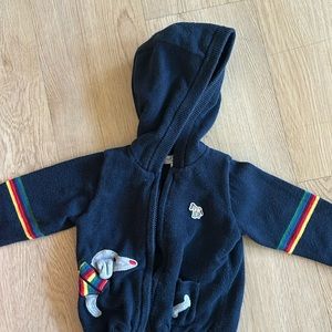 Paul Smith Baby Dog Rainbow Stripes Hoodie Sweater